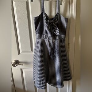 Roz & ali seersucker striped sundress size 2